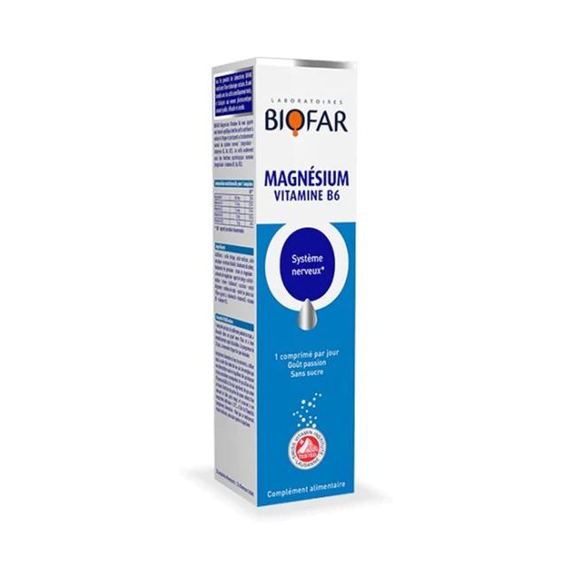 MAGNÉSIUM vitamine B6 BIOFAR 20 comprimés